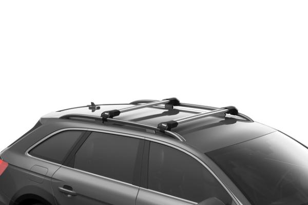 Thule 7204 Edge Raised Rail Fußsätze WingBar Edge Komplettträger